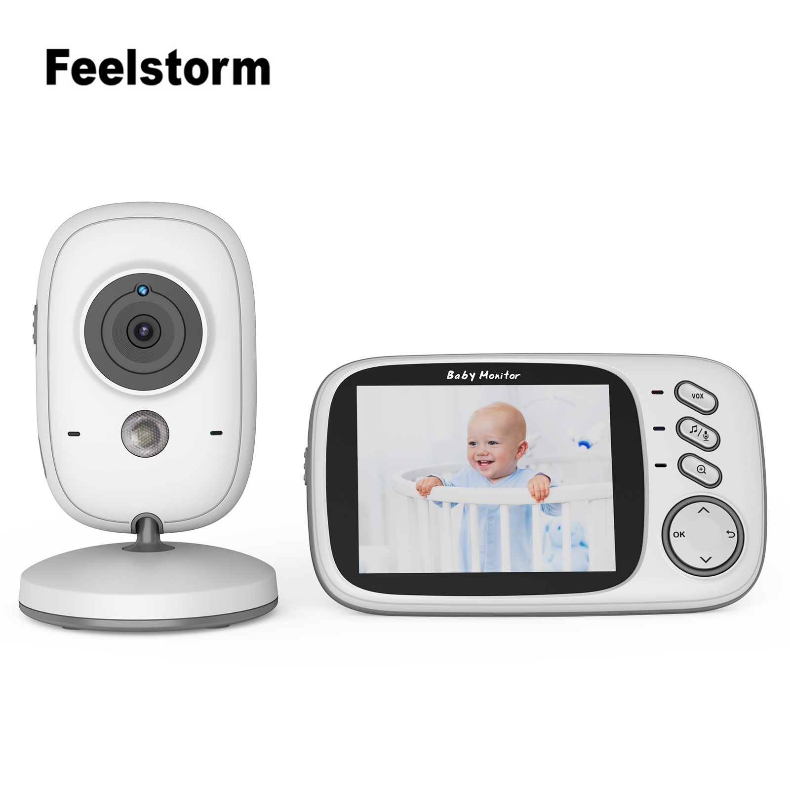 Factory direct sales VB603 baby care night vision device monitoring monitor baby camera wireless