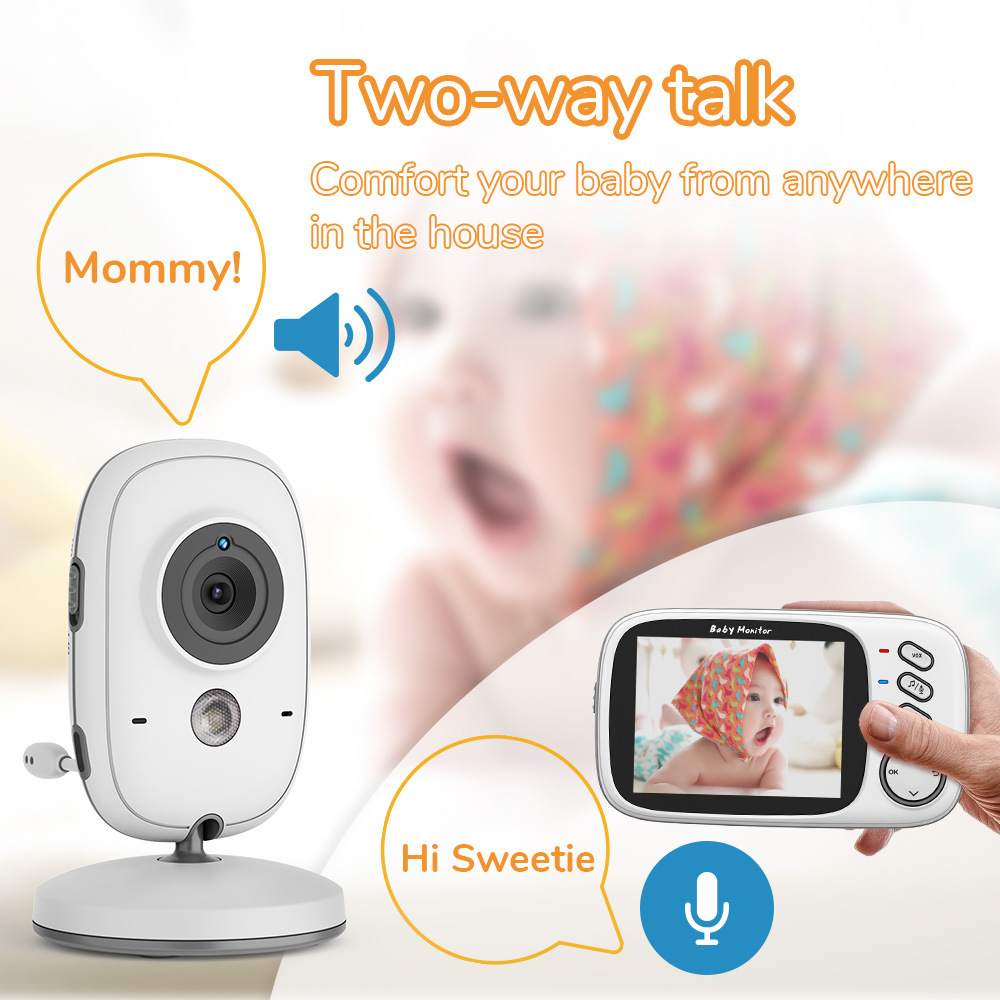 Factory direct sales VB603 baby care night vision device monitoring monitor baby camera wireless