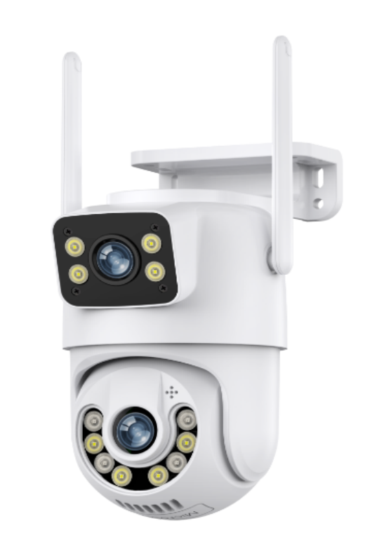 ICSee WiFi Wireless IP Camera Dual lens Full HD CCTV PTZ Home Outdoor Security