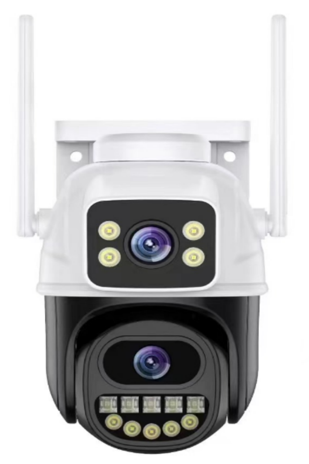 ICSEE dual lens wireless WiFi monitoring camera, high-definition full-color night vision, mobile phone remote outdoor monitor