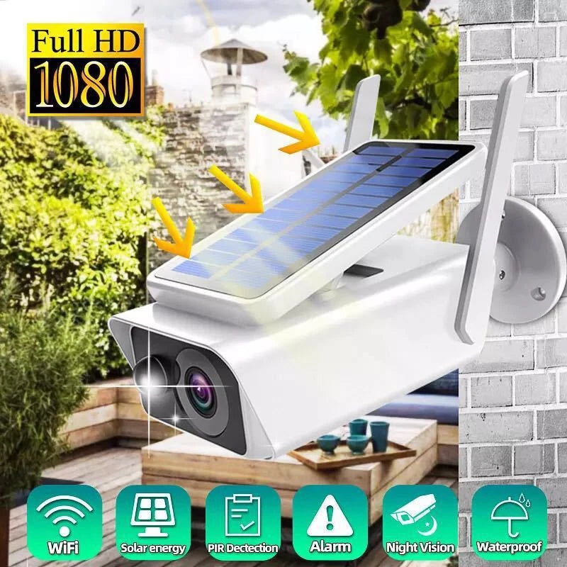 Outdoor 1080P HD Solar Power Security Camera Wireless WiFi IP Night Vision Cam
