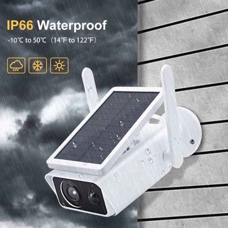 Outdoor 1080P HD Solar Power Security Camera Wireless WiFi IP Night Vision Cam